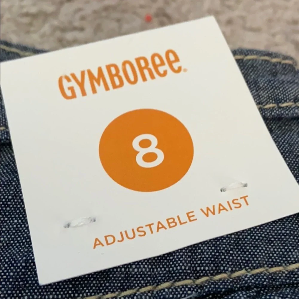 NEW Gymboree 8 Jean skirt girls nwt button down